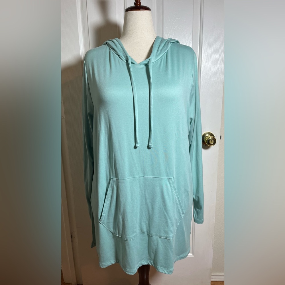Livi Active Mint Green Lightweight Hoodie